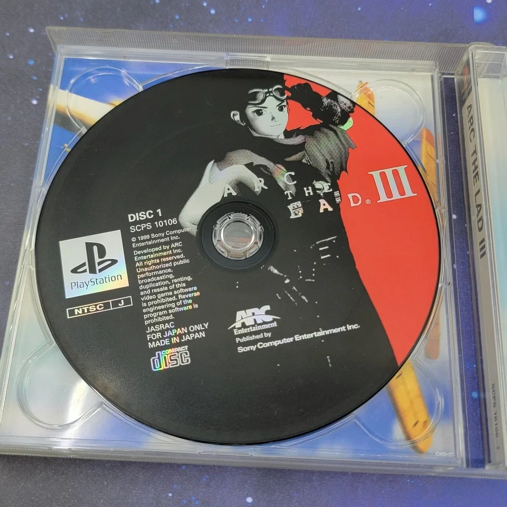 Arc the Lad III (Sony PlayStation) JAPANESE PS1 Video Game 0433